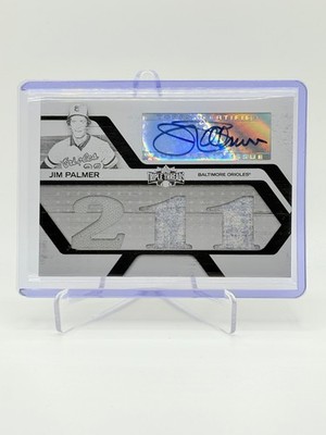 1/1! 2008 Topps Triple Threads Jim Palmer White Whale Triple Patch Auto 1/1