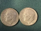 ONE CENT AUCTION Two Silver Dime Lot 1964