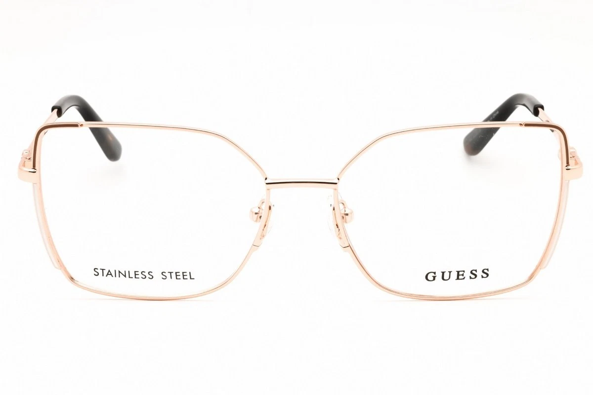 GUESS Eyeglasses GU50114-001-51 Size 51/17/rectangular BRAND NEW W CASE GUESS Pink Eyeglass Frames for sale | eBay main image 4