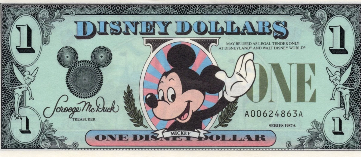 Disney Dollars 1987 for sale | eBay