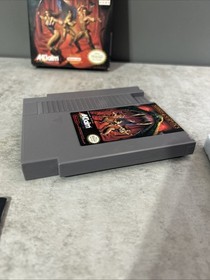 Swords and Serpents (Nintendo NES, 1990) Complete CIB Box Manual Poster Insert