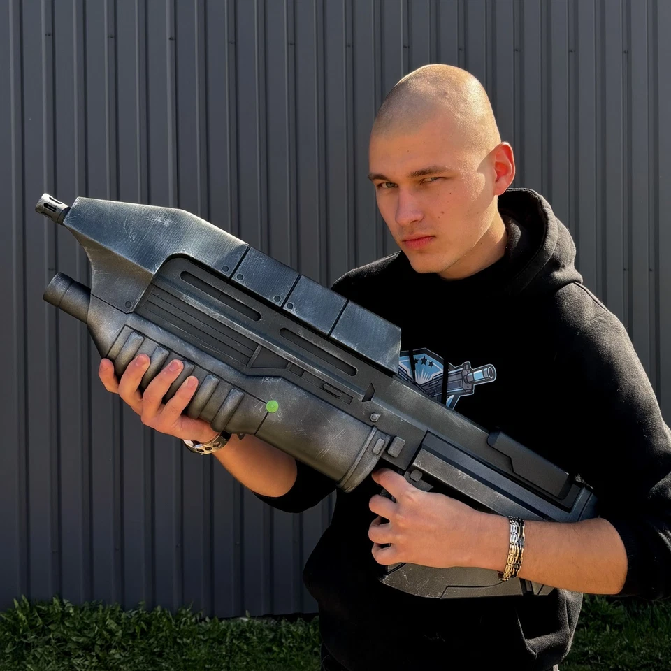 Rifle de asalto MA5B impreso en 3D Halo pistola de combate réplica - no oficial Foto 4 de 4