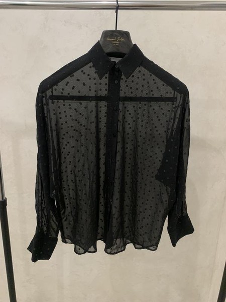 Women ZARA Shirt Black 34 / XS / 42