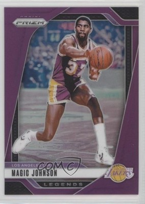 2024-25 Panini Prizm Legends Purple Prizm 26/99 Magic Johnson #294 HOF 1b7p
