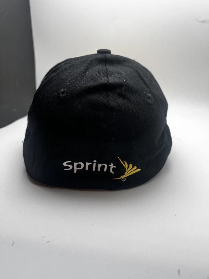 Gorra ajustada NASCAR Sprint Cup Series para hombre amarilla negra parche de carreras Daytona Foto 3 de 4