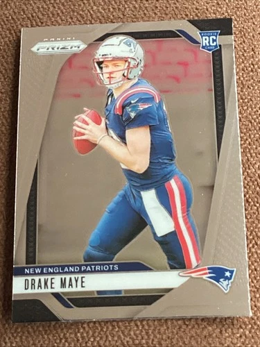 2024 Panini Prizm - Drake Maye Rookie Base #329 Patriots QB Rookie Card