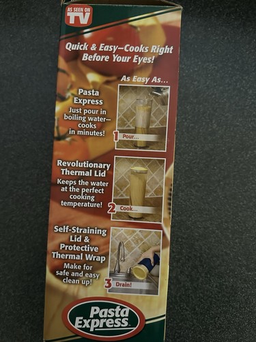 Pasta Express As Seen on TV Pasta Noodles Cooker Container New In Box - Picture 2 of 2