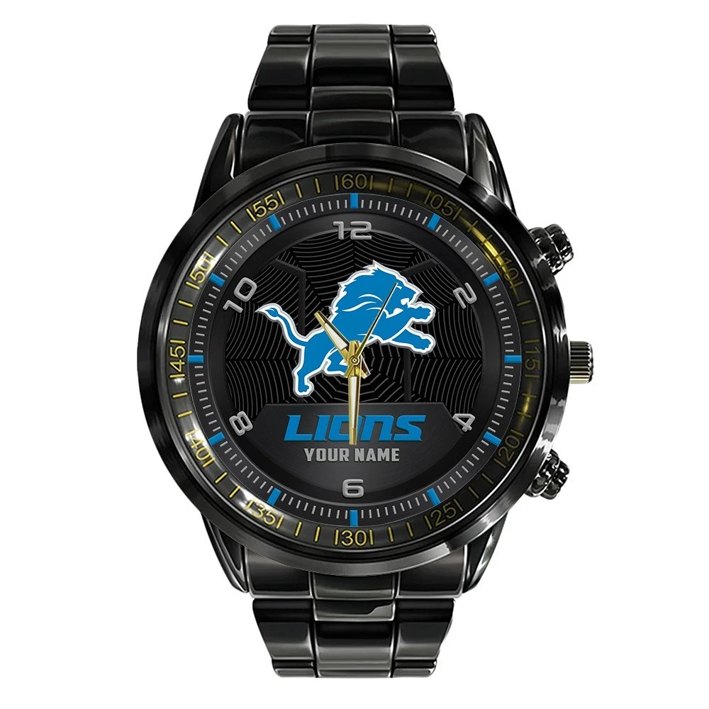 Lions Custom Name Watch