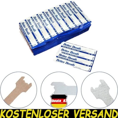 MARKENLOS 100/200 Nasenpflaster Better Breath Nasal Strip Pflaster Besser Atmen Schnarchen