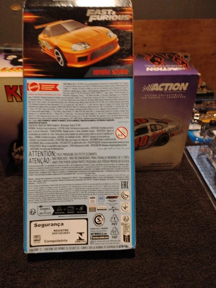 Paquete de 5 cargadores Hot Wheels Fast & Furious 2023 Supra Mustang Chevelle Aston NUEVO Foto 2 de 2
