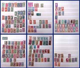 FRENCH SYRIA: Used & Unused Selection Ex Old Time Collection 6 Sides Page