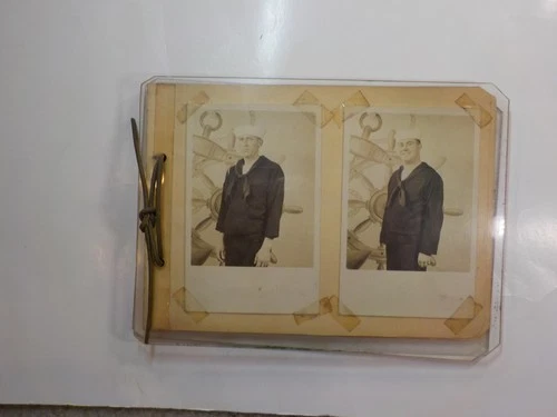 WW2 Photo Album Navy Sailor Iwo Jima World War Two Japan WW II Naval VTG WWII
