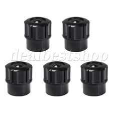 5 x Soprano Sax Plugs Plastic Suitable for Soprano Saxophone Black
