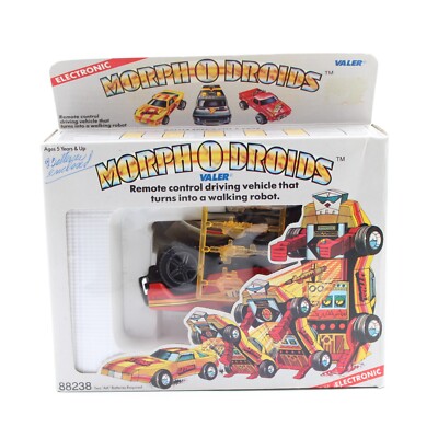 Electronic Morph O Droids Valer Remote Control Walking Robot Vehicle Boxed 88238