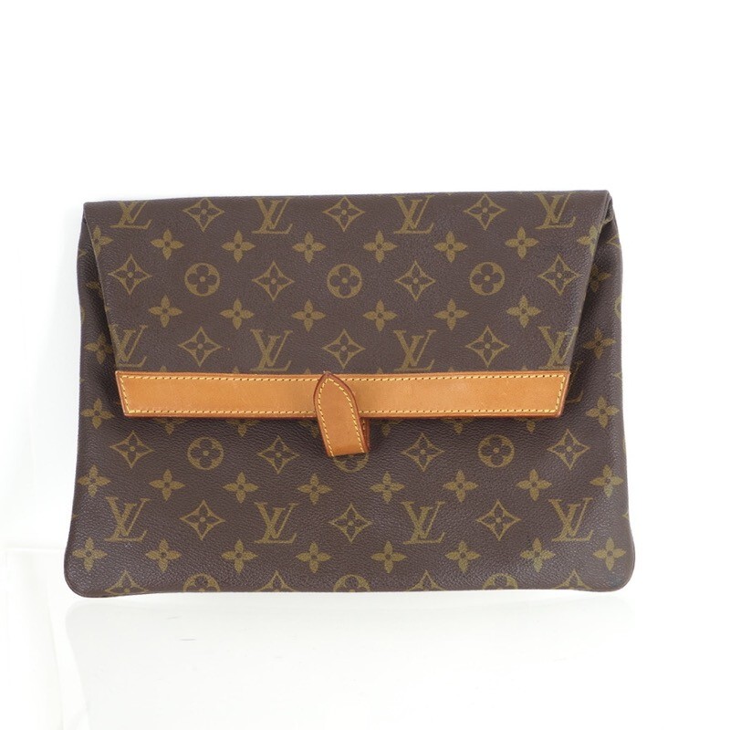 ヴィンテージLOUIS VUITTON ポシェット Vintage Louis Vuitton Pochette Pliante Pouch Brown Leather M51805