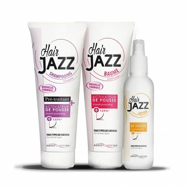 HAIR JAZZ hair growth accelerating shampoo, lotion and nourishing mask