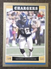 SHAWNE MERRIMAN 2006 Topps #24 Gold /2006 San Diego Chargers