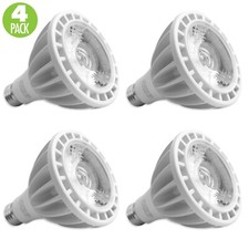 4-Pack PAR30 Leisure LED 20W 6500K Cool White Outdoor Flood Light Bulbs 150 Watt