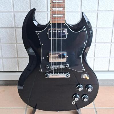 Burny RSG SG Fernandes Super Grade Model Black Electric Burny RSG SG Fernandes Super Grade Model Black Electric