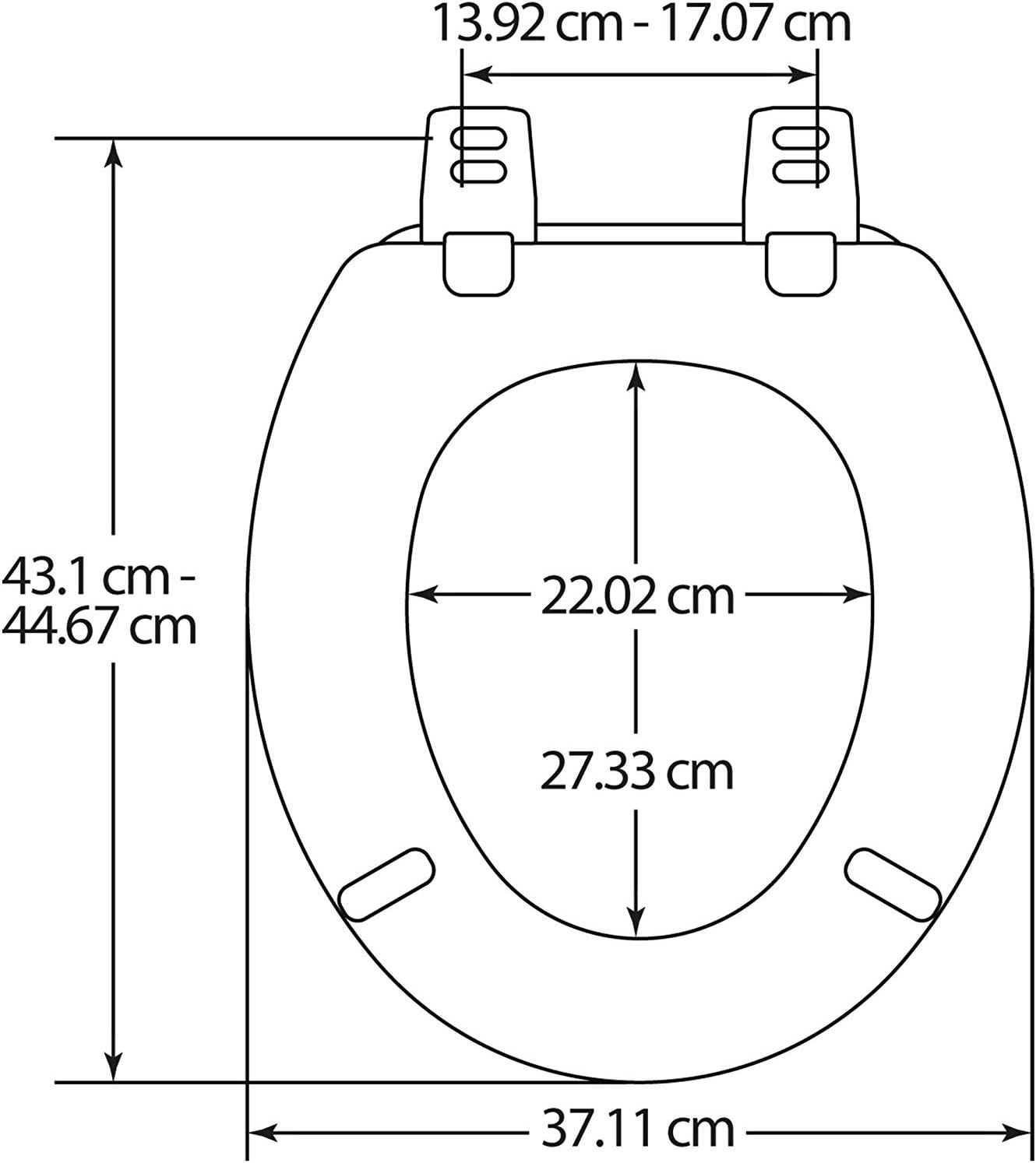 Bemis 5000ZAR766 Chicago Toilet Seat, Soft Cream eBay