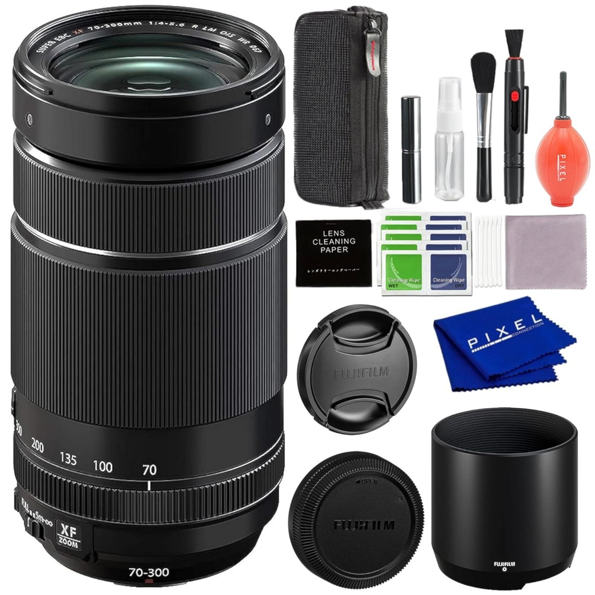 FUJIFILM XF 70-300mm f/4-5.6 R LM OIS WR Lens with Starter Bundle