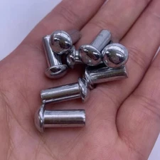 M5 M6 M8 Galvanized Iron Rivets Half Round Head Solid Rivet GB867