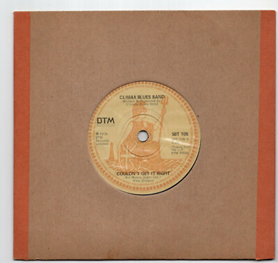 (T270) Climax Blues Band, Couldn't Get It Right - 1976 - 7 inch vinyl