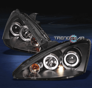 2000 2004 Ford Focus Zx3 Zx5 Twin Halo Projector Headlights Black Image Is Loading 2000 2004 Ford Focus Zx3 Zx5 Twin Halo