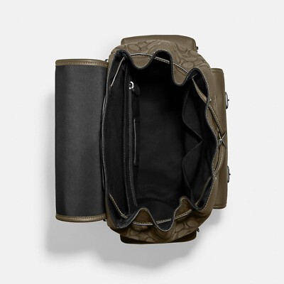 NWT Coach CE523 Sprint Backpack In Signature Jacquard Pebble