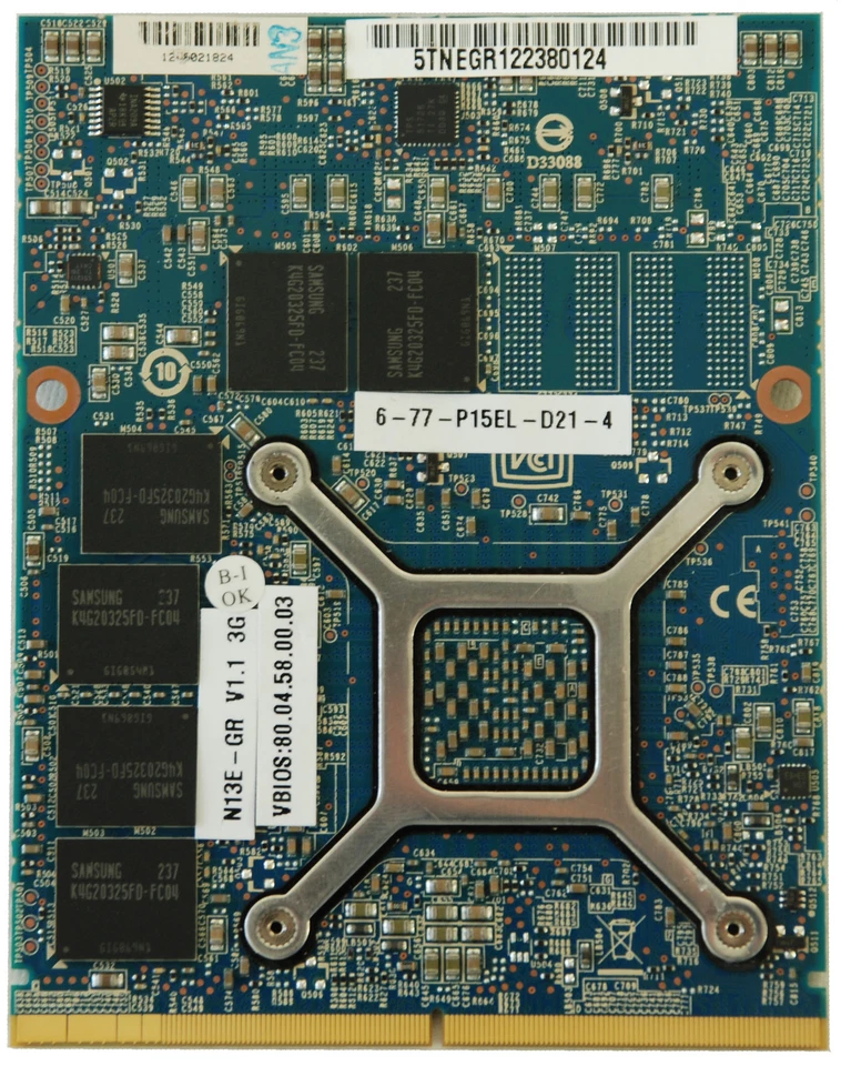 VGA Upgrade Kit;NEW NVIDIA GTX 670MX;3GB GDDR5; MXM 3.0b - Image 2 of 2