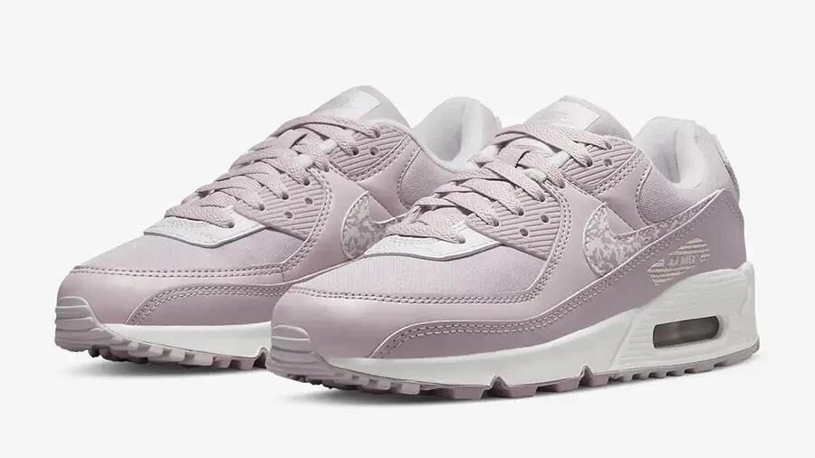 Nike AIR MAX 90 Plum Fog/Venice-Summit White DC9445-500 Size 9.5