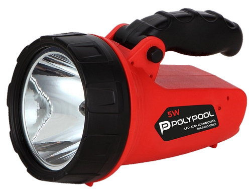 Linterna LED PolyPool 350lm cargador coche y casa |