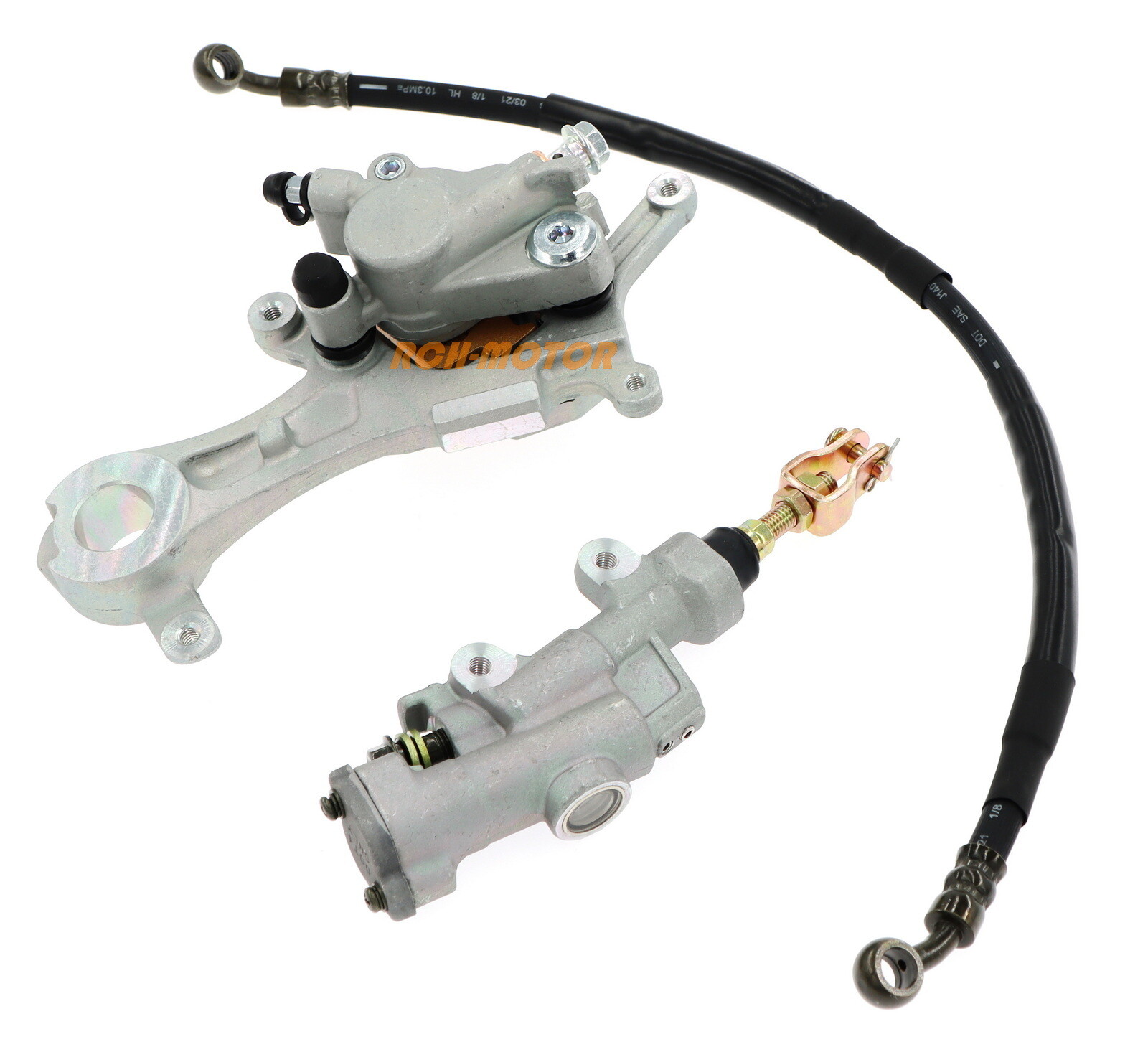 Rear Brake Master Cylinder Caliper & Hose Assly for Yamaha YZ450F YZ
