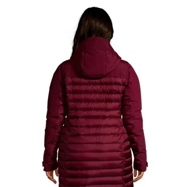 Lands End Puffer Squall & Down Hybrid Winter Coat XL Red Size 18 20 - Image 4 of 4