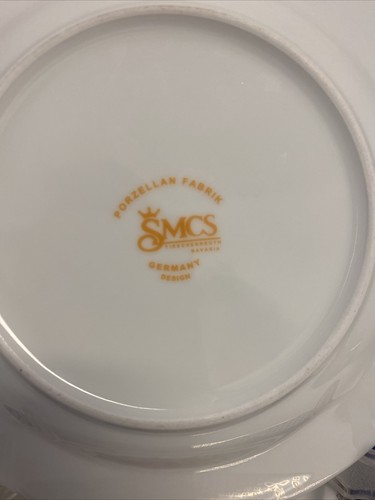 SMCS G 1867 PORZELLAN FABRIK Germany Tirschenreuth Bayern Lot 4 Brot & Platte - Bild 4 von 5