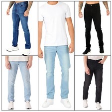 JMOJO Mens Jeans Slim Fit Casual Stretch Cotton Denim Pants All Waist Sizes UK