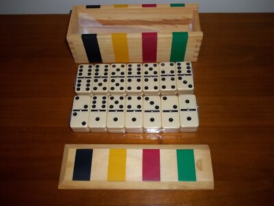 Hudson's Bay (HBC) Dominoes set - Classic Board Games, Double 6 Family