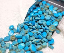 Beautiful Blue Turquoise Oval Cabochon Loose Gemstone 7-14mm Wholesale Lot
