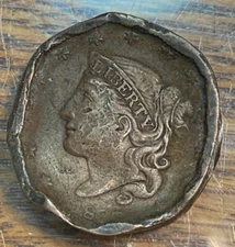 1837 Large Cent Original VF Details @ A Fraction of Greysheet CHRC