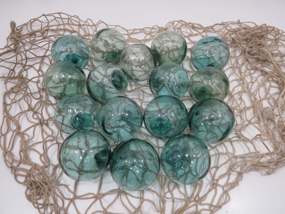 ONE 3 英寸日本玻璃钓鱼网浮球无标记(F1.5C-散装) — 第 2/4 张图片