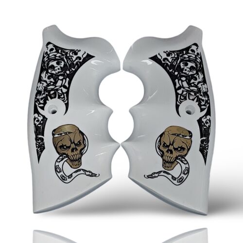 White Plexiglass Colt Python Grips – Limited Edition Luxury Art Collection - Picture 11 of 36