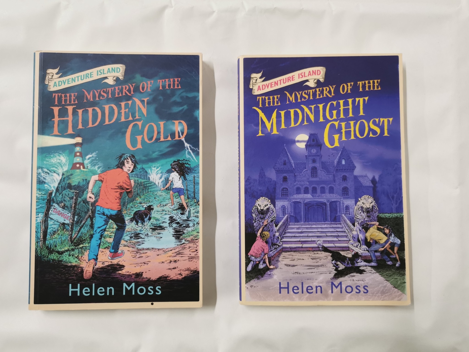 2 book Adventure Island Bundle! Books 2 & 3: Midnight Ghost & Hidden Gold