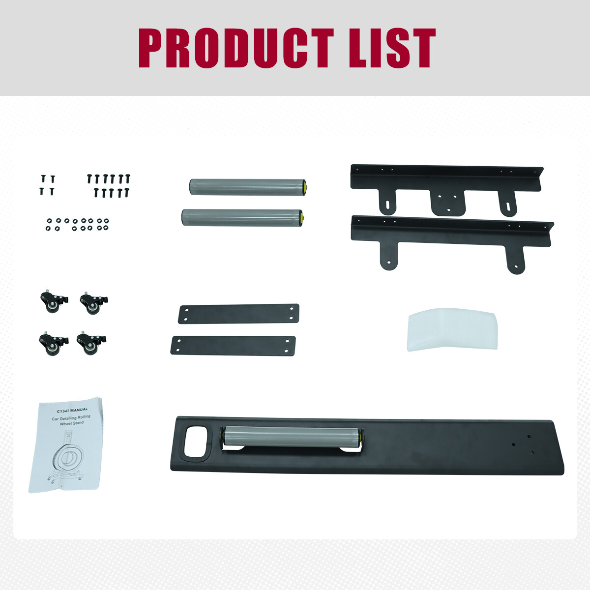 Car Wheel Cleaning Stand Tire Clean Detailing Tool for Coating