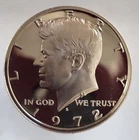 1972 S Half Dollar - Kennedy 50 Cents - 50₵  Clad San Francisco Mint Proof