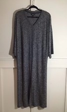 Simply Vera Wang Gray Black Knit Sweater Dress Size XL with Pockets