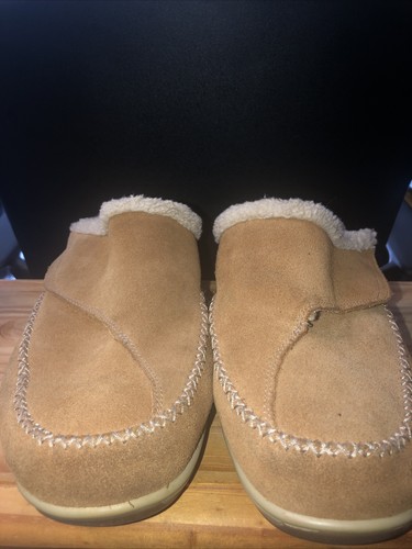 Orthofeet Mens Suede Slippers Size 12D 