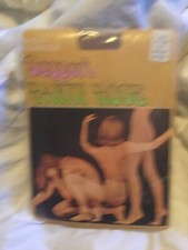 Vintage Support Suntan nude pantyhose w/ model Tall