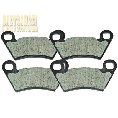 Caltric Front and Rear Brake Pads for Polaris Ranger XP 900 2013-2019
