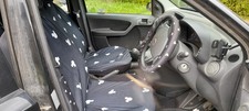 Full Set Front Rear Car Seat Covers For Fiat Panda 04-on