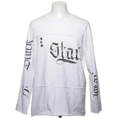 Black Star Wear, Langarmshirt, Größe: XL, Weiß, Baumwolle/Elasthan, Print #Dh1